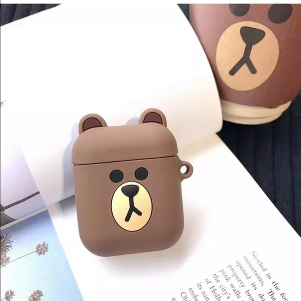 (CHOOSE 2) for $18 Cartoon Apple AirPods Cases